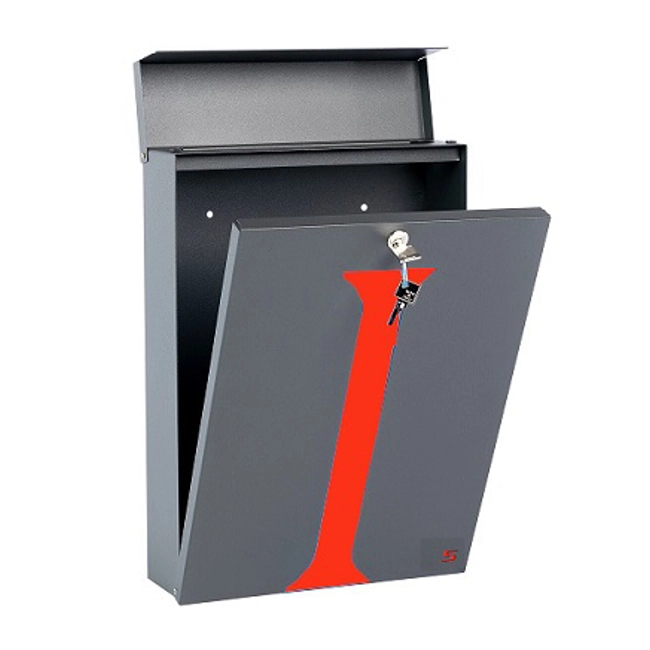 Vendita online Cassetta S23 in lamiera verniciata ferro cover rossa 280x90x390H mm.